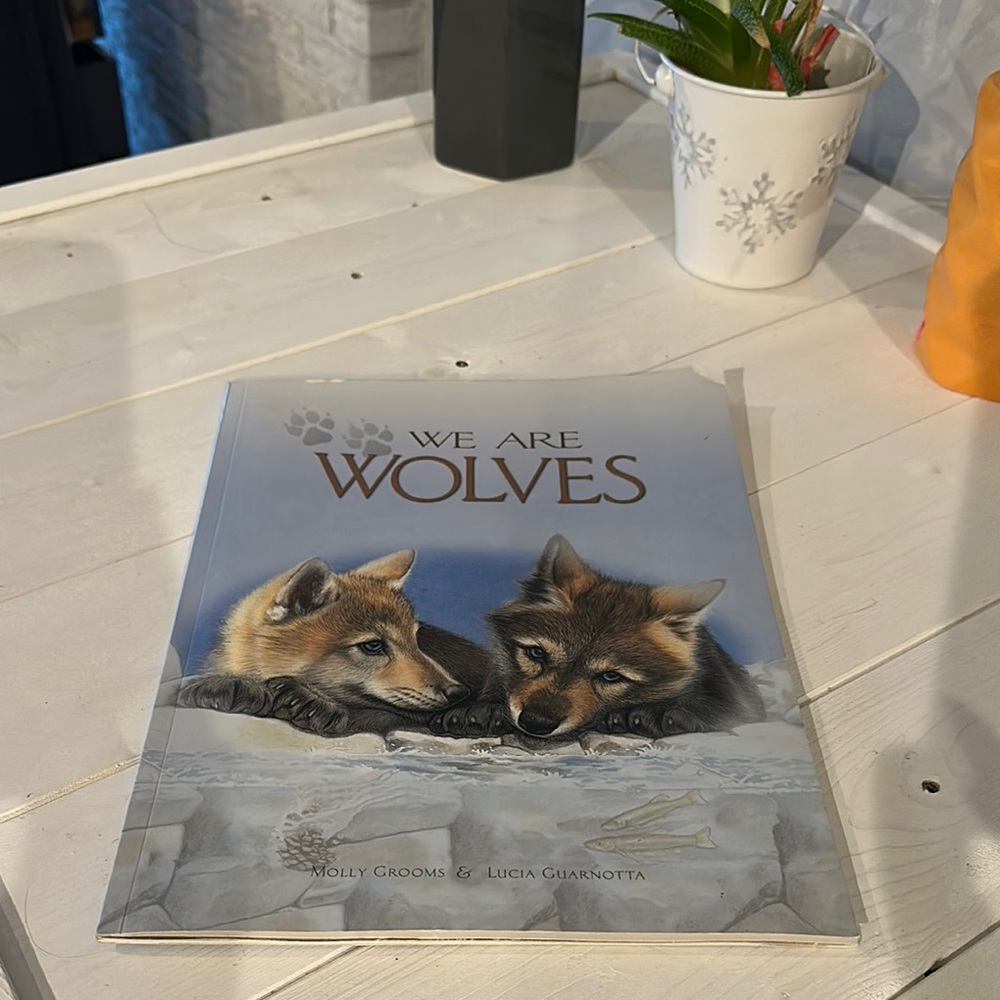 We Are Wolves Book with Fox Illustration